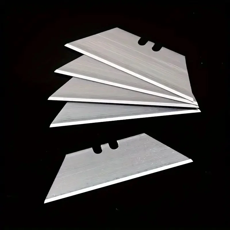 10pcs Special Knife Blades Steel Material Utility Knife Trapezoid Blades Replacement DIY Art Craft Cutter Tool Blade