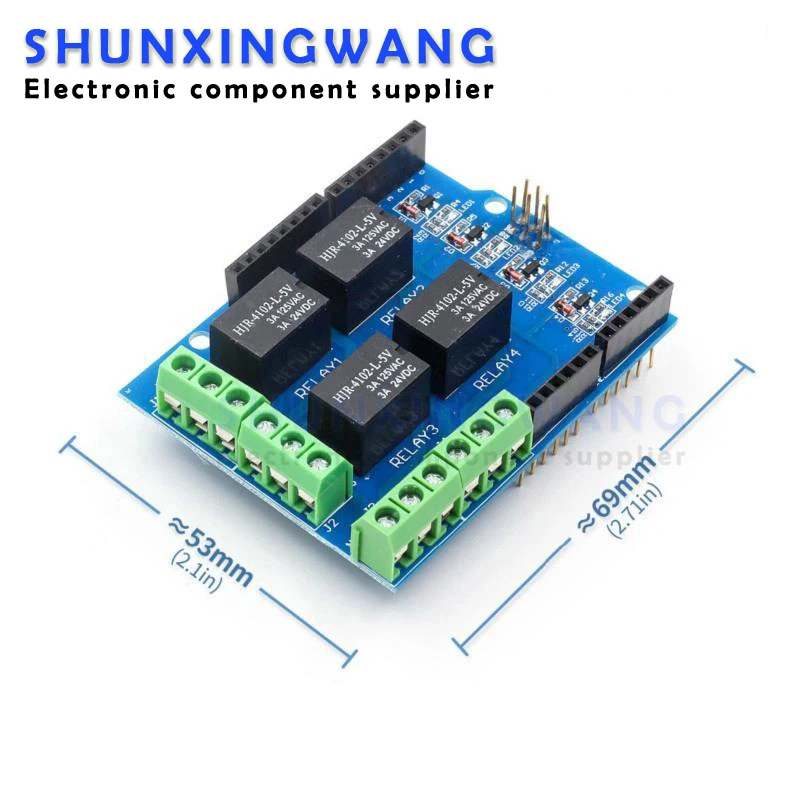 4 channel 5v relay shield module, Four channel relay control board relay expansion board for arduino UNO R3 mega 2560