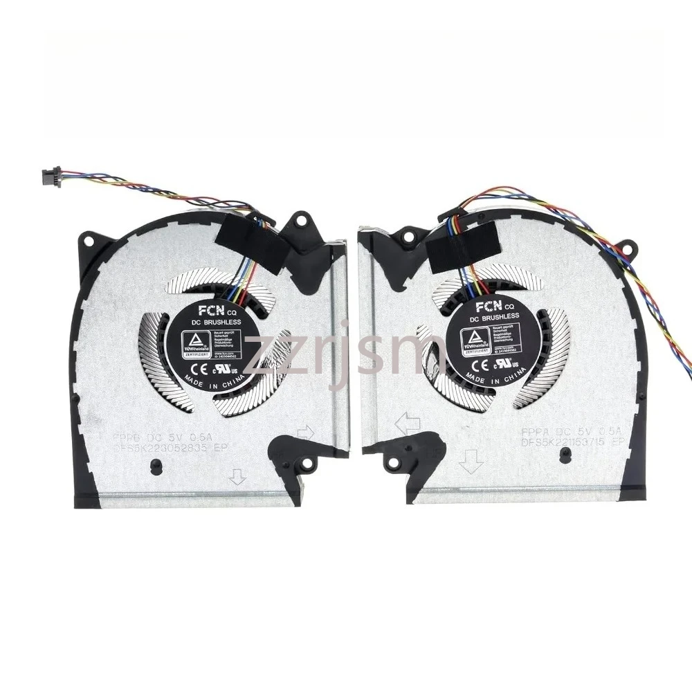 Вентилятор охлаждения ноутбука 5 В для ASUS ROG Strix G713QE G713QC G713IC G713IE G713 процессор графический процессор кулер FPPA FPPB 13NR0850P02011 13NR0850P01011