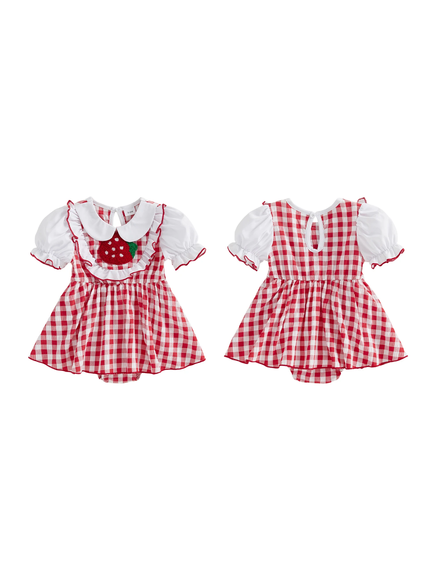 Baby bloemenprint ruche mouw romper jumpsuit baby meisje zomer bodysuit pasgeboren playsuit outfit met strikdetail