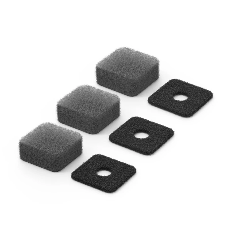 6Pcs Windproof Sponge Noise Reduction Microphones Sponge Sleeve for 360