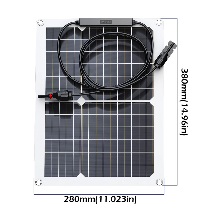 300W Elastyczny panel słoneczny Ładowarka 12V Podwójne USB z kontrolerem 10-100A Ogniwa słoneczne Power Bank do telefonu Samochód Jacht RV