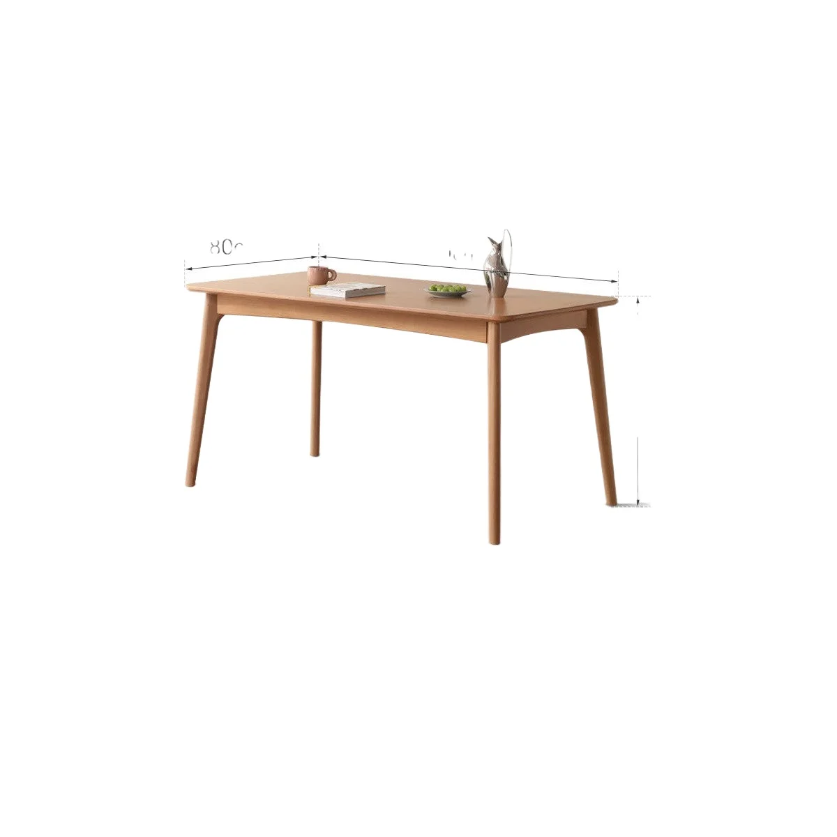 LMM solid wood rock slab dining table restaurant home eating long table log modern simple
