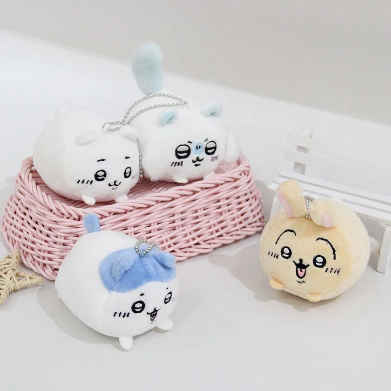 Chiikawa Plush Pendant Keychain, boneca Kawaii, bichos de pelúcia, enfeites de boneca, 4 Estilos