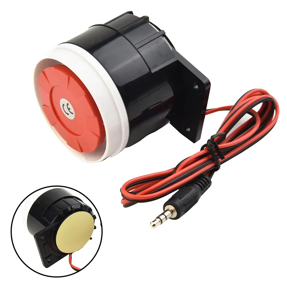 120dB Sound Accessories 320/600/1000/1200Ma For Home Security Loud Indoor Siren Plastic&Metal Wired Alarm Horn