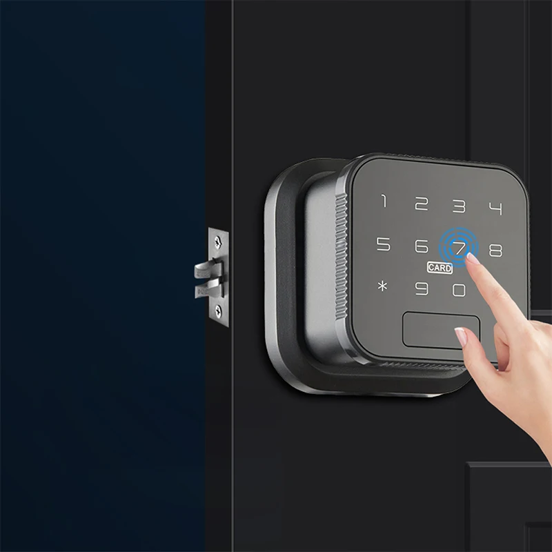 Senha biométrica digital inteligente Door Lock, impressão de dedo, Deadbolt, chave externa, impressão digital inteligente, mais novo, 2023