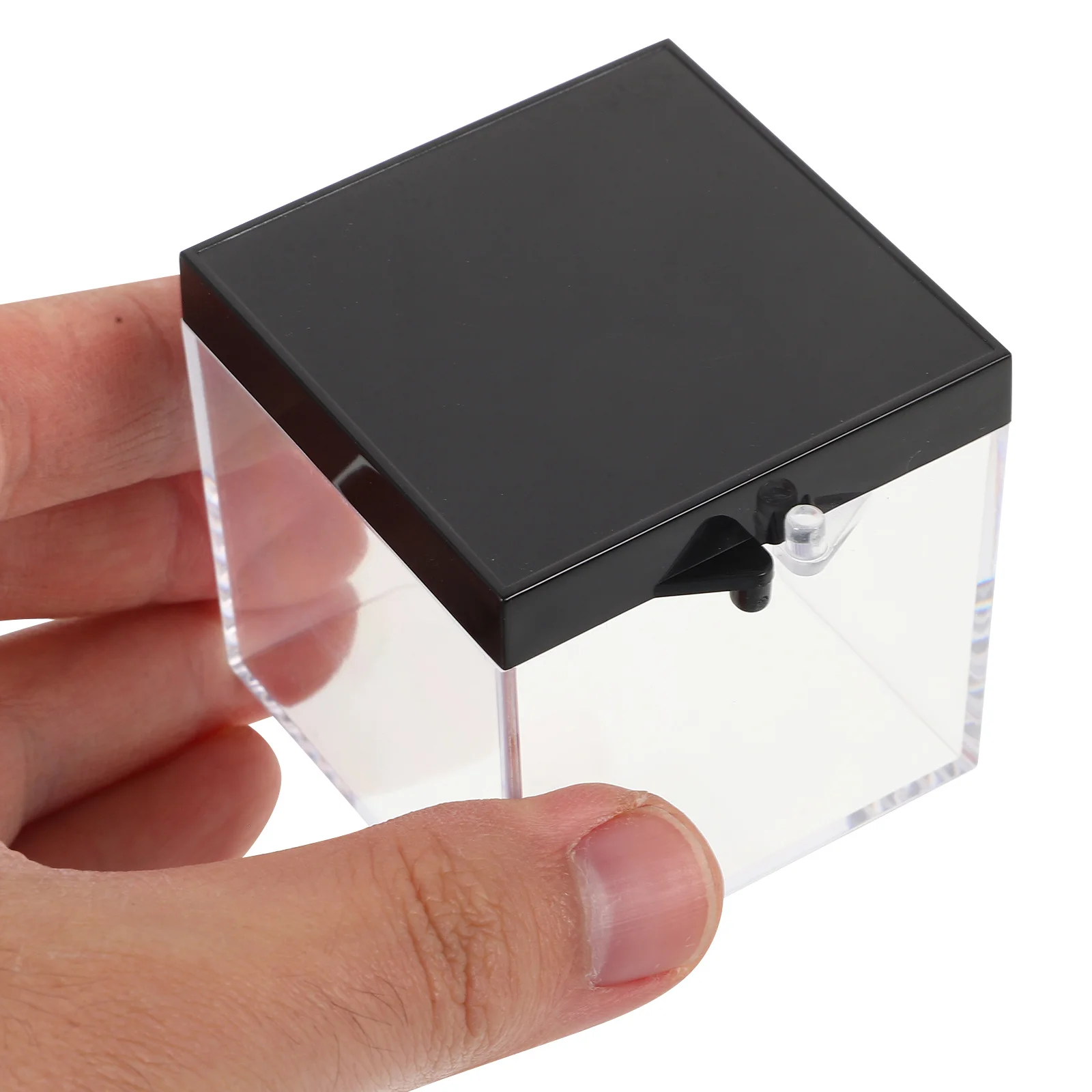 

6Pcs Transparent Display Box for Mineral Specimen Storage Clear Acrylic Organizer to Clean and Scratch Resistant