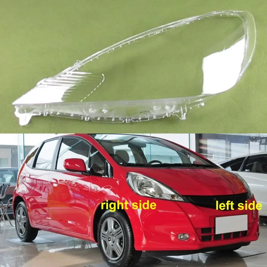 

For Honda Fit Jazz Hatchback 2011 2012 2013 Car Accessories Headlamp Cover Lampshade Head Lamp Headlight Shell Lens Plexiglass