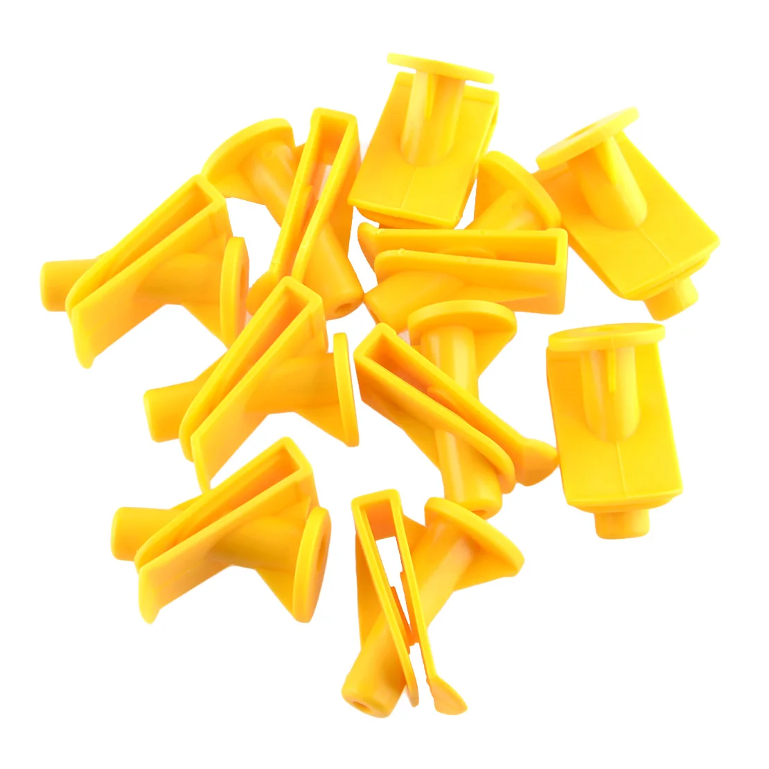 Yellow 10Pcs Undertray Underbody Cladding Fastening Clip Plastic Fit for Mercedes-Benz Smart Fit fortwo 450 451