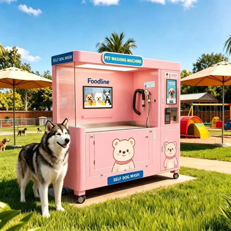 Customized Pet Bathing Equipment Energy Saving Pet Washing Machine Portable Folding Pet Washing Machine Business Ready