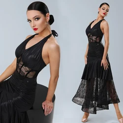 Summer Ballroom Dance Professional Clothes Women'S Latin Dance Competition Costume Stage Waltz Modern Dancing Dresses SL10681