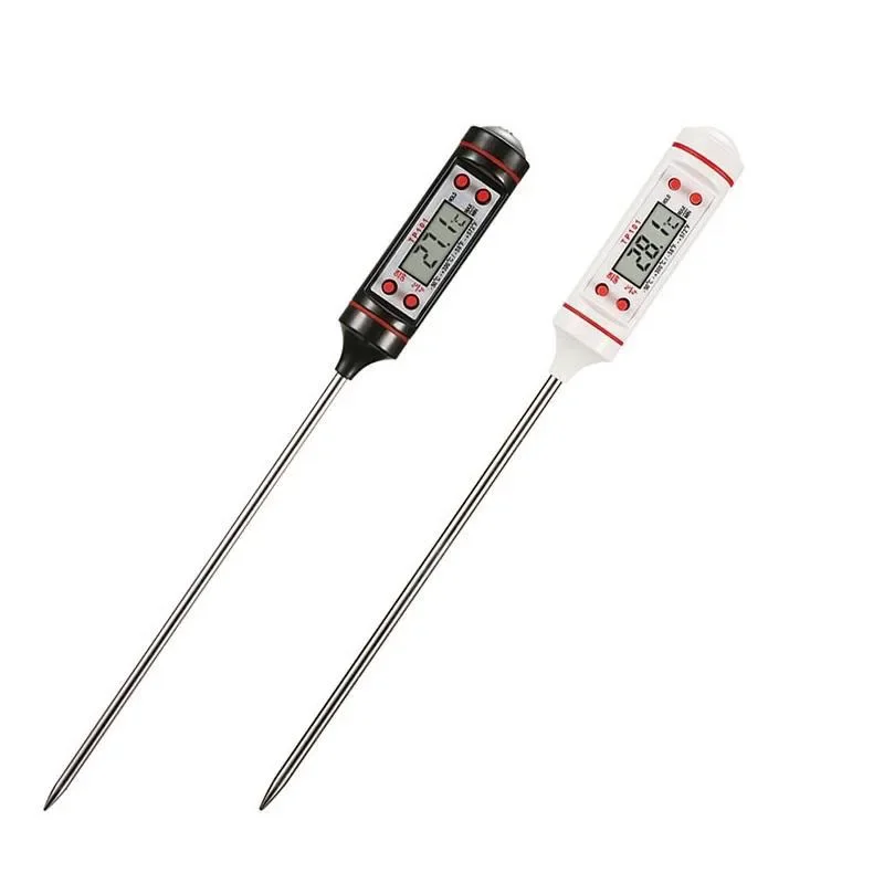 Kitchen Thermometer TP101 Digital Meat Thermometer Waterproof Thermometer for Tea Coffee Candle Food Milk Fry Candy Roast