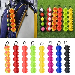 Supporto per pallina da Golf custodia protettiva per palline da Golf in Silicone supporto per pallina da Golf portatile accessorio per allenamento sportivo a sgancio rapido 24BD