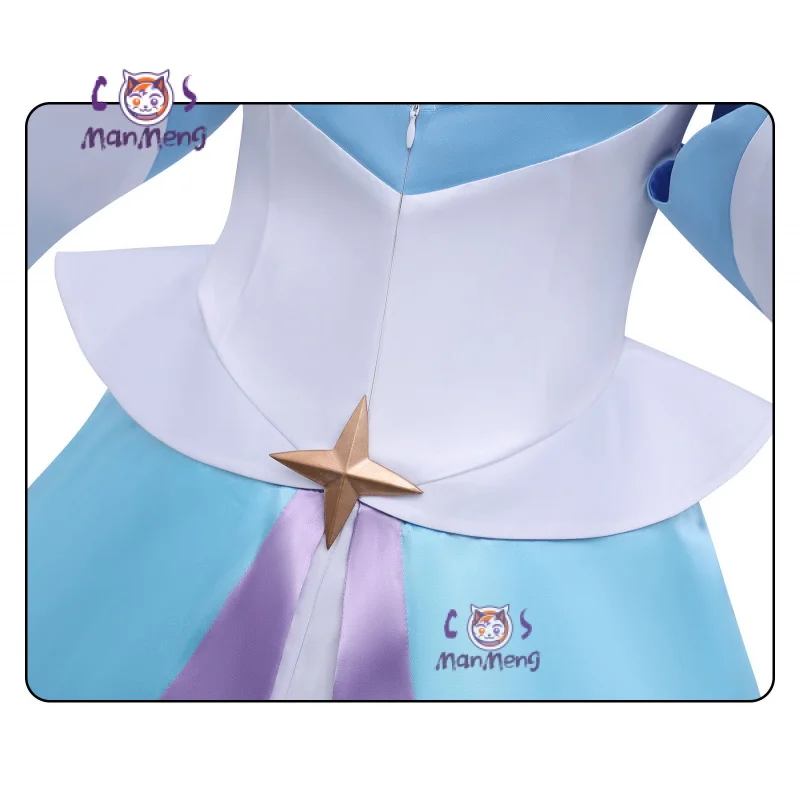 أزياء غينيفير الأميرة التأثيرية أنيمي فرسان غينيفير 2025 فستان نسائي جديد للهالوين كرنفال غينيفير الزي S-XXXL