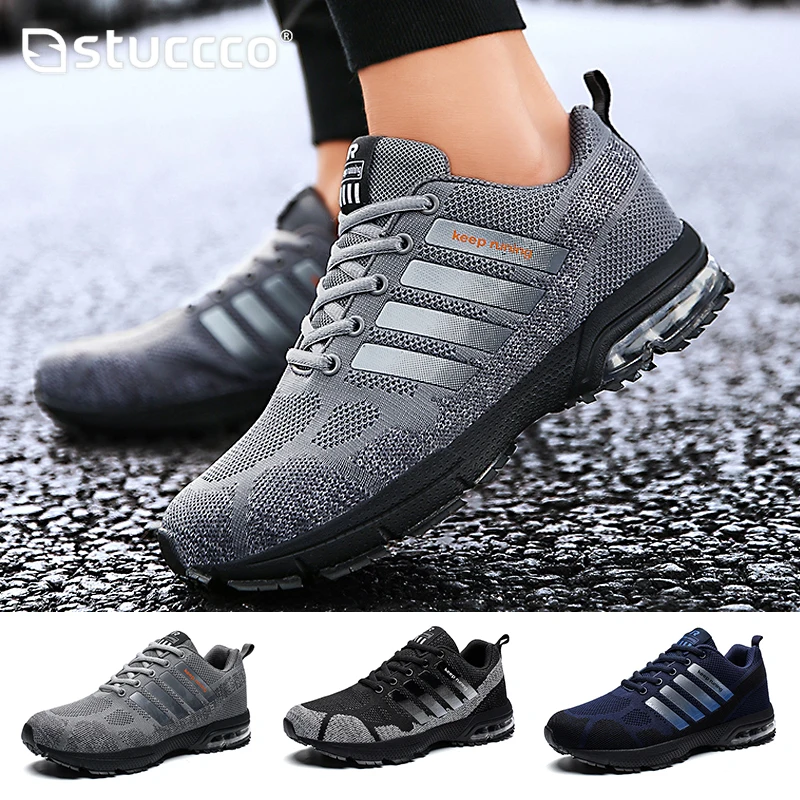 Chaussures de sport à plateforme en maille pour hommes, grosses baskets, chaussures de sport de course, printemps, automne