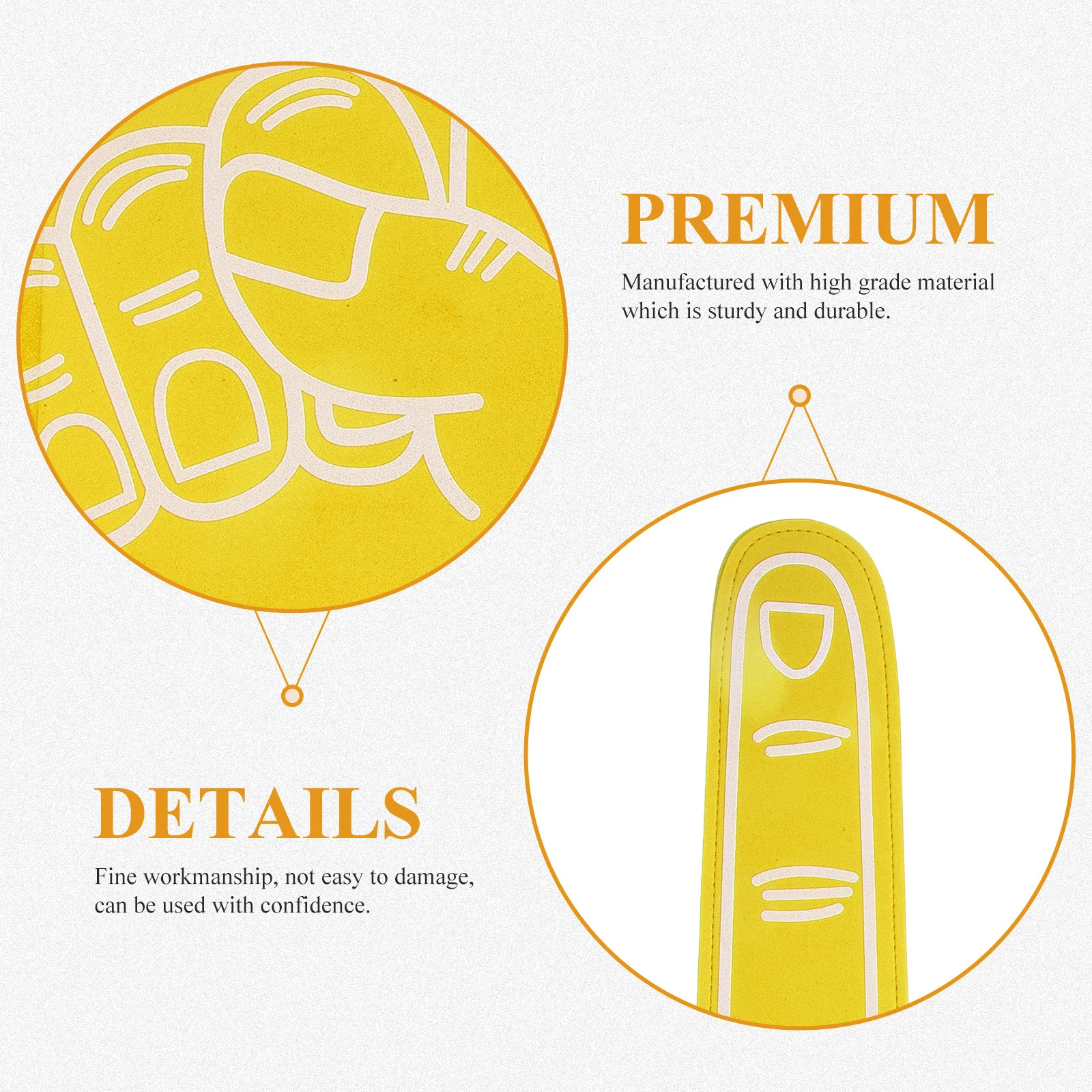 

3pcs Foam Finger Props Cartoon Cheerleading Hands For Sports Party Supplies Fan Fingers Lightweight Soft Party Decorations Event