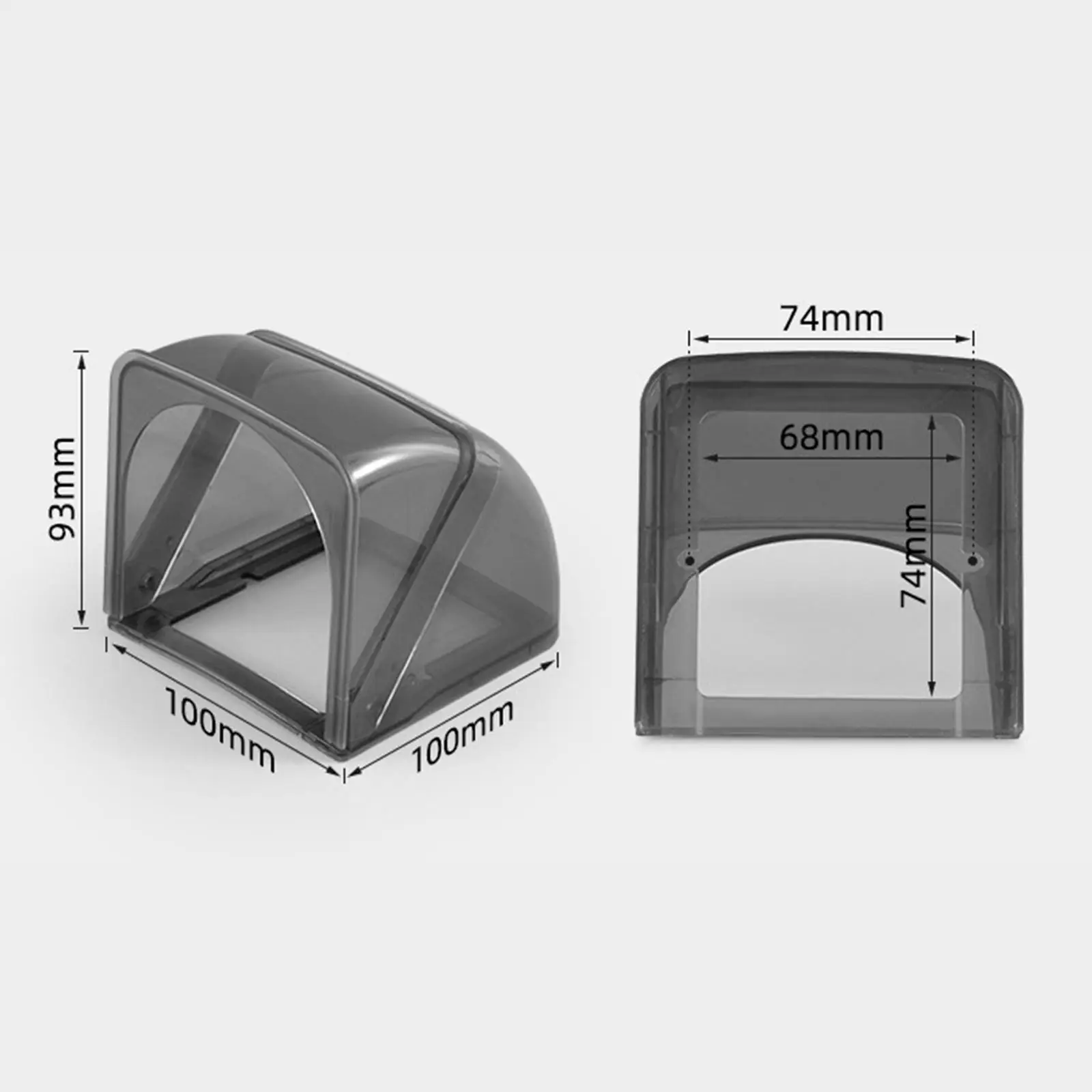 Caja de enchufe de baño tipo 86, protección de interruptor resistente a la intemperie, cubierta de salida Accs