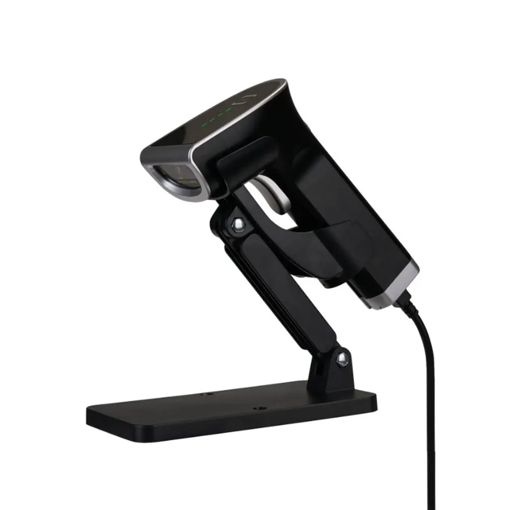 

Adjustable Barcode Scanner Holder For Desk Lightweight Handheld Scanning Stand Durable Qr Barcode Scanners Holder For