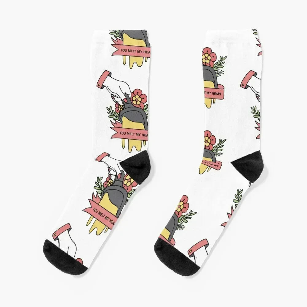 

Raclette lovers Socks snow aesthetic Heating sock colored Girl'S Socks Men's