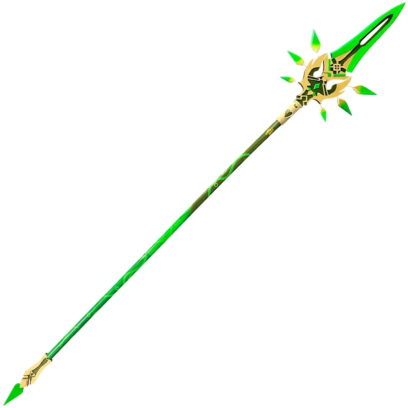 Anime Cosplay Genshin Impact Xiao Cosplay Arms Men Game Props Knife and Spear Primordial Jade Winged-Spear Xiao Spear Props
