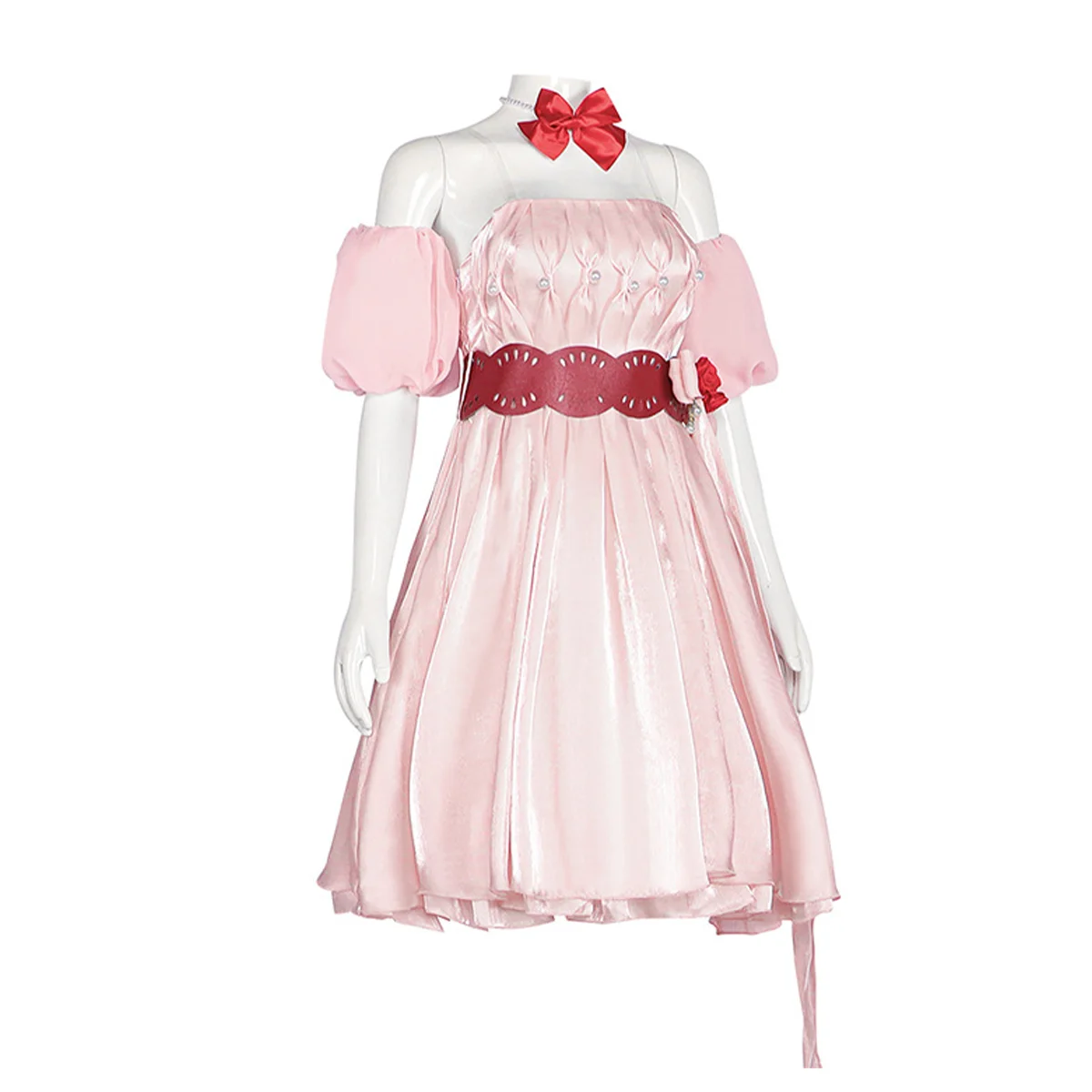 Anime Cosplay Asuka Langley Soryu Costume School Party Uniform Suit Pink Dress