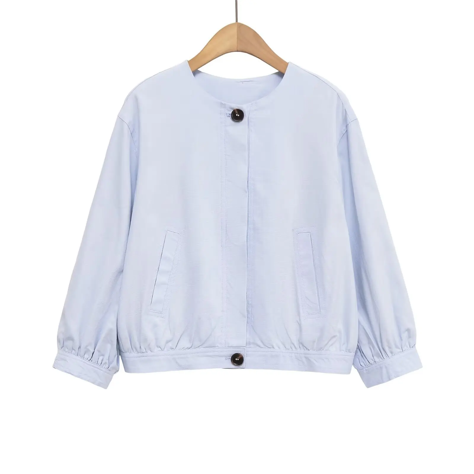 

Летняя женская модная короткая куртка с пуговицами, украшенная цветными блоками, простой стиль, универсальные индивидуальные товары