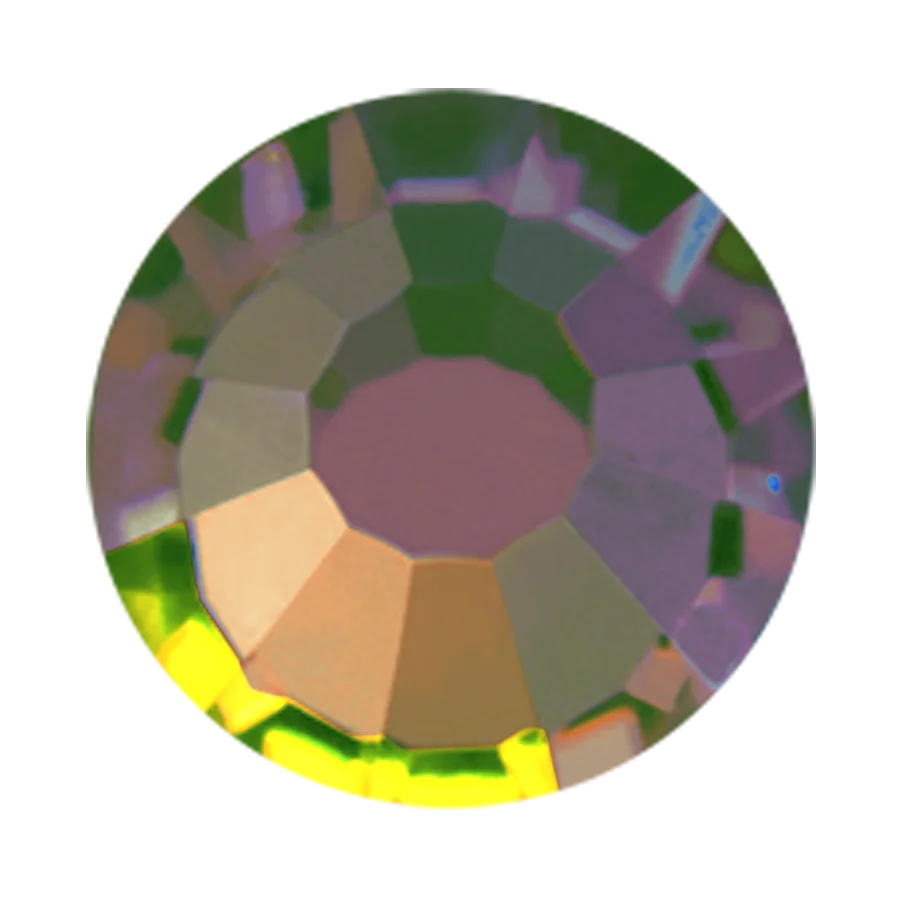 

Green Volcano All Sizes Hotfix Rhinestone Crystal Stones Round Flatback With Glue Glass Gems Strass Iron On for Clothes Crafts