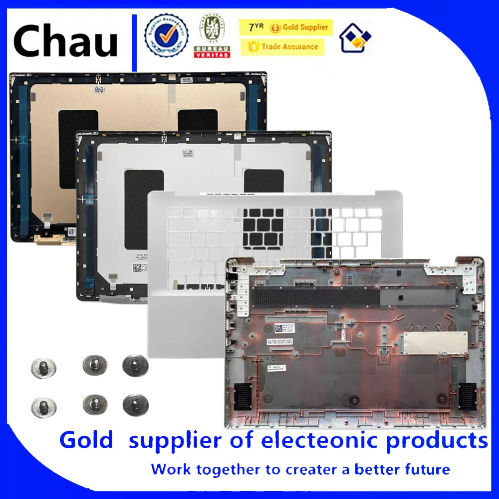

New For Chau Inspiron 14 5000 5490 5498 Laptop LCD Back Cover 0C4VGP 049WMP/ Palmrest Upper Cover 0X6YXC/Bottom 08X03G
