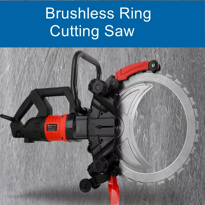 

Brushless ring saw cutting machine door hole window hole 6000W high power concrete cutting wall ring saw