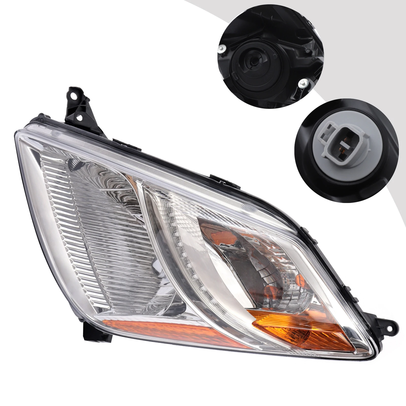 

Halogen Headlight Assembly Fit 2006-2009 Toyota Prius Headlamp (Driver Left Side) Front Head Light Factory Replacement - No Bulb