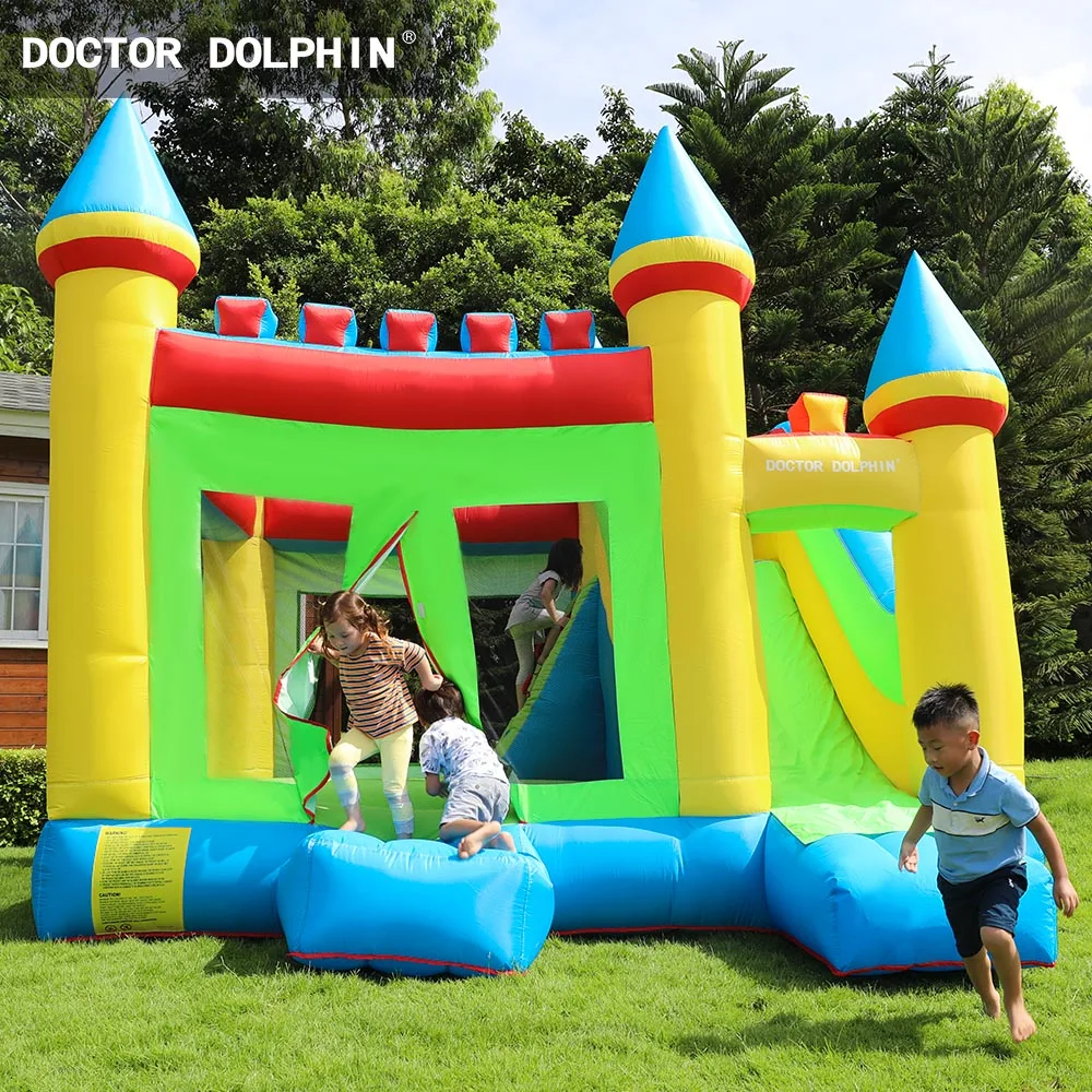 Water Slide Clearance Inflatable Dry Slide Cheap Jumping Bed Princess Children Bouncy Castle with Slide