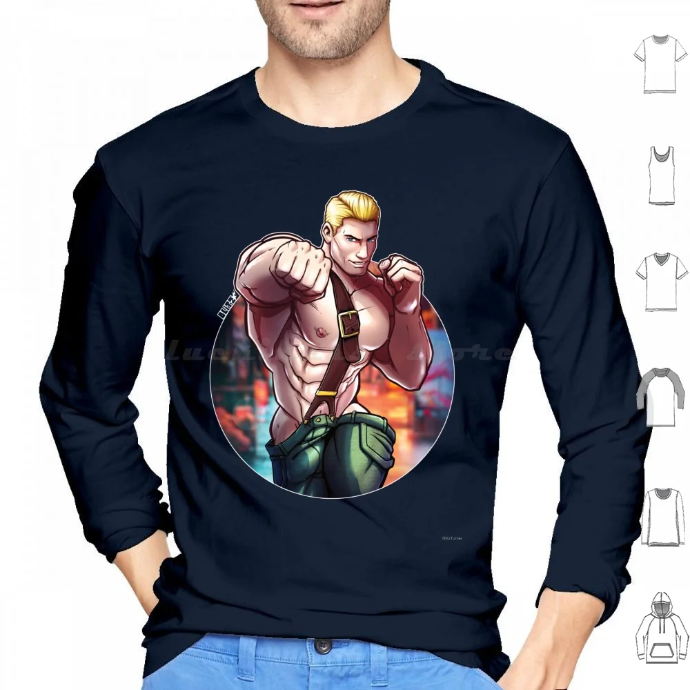 Streetwise Hoodie cotton Long Sleeve Men Nsfw Male Muscle Muscular Bara Man Concept Haze Bear Bears Cub Cubs Pup Anthro