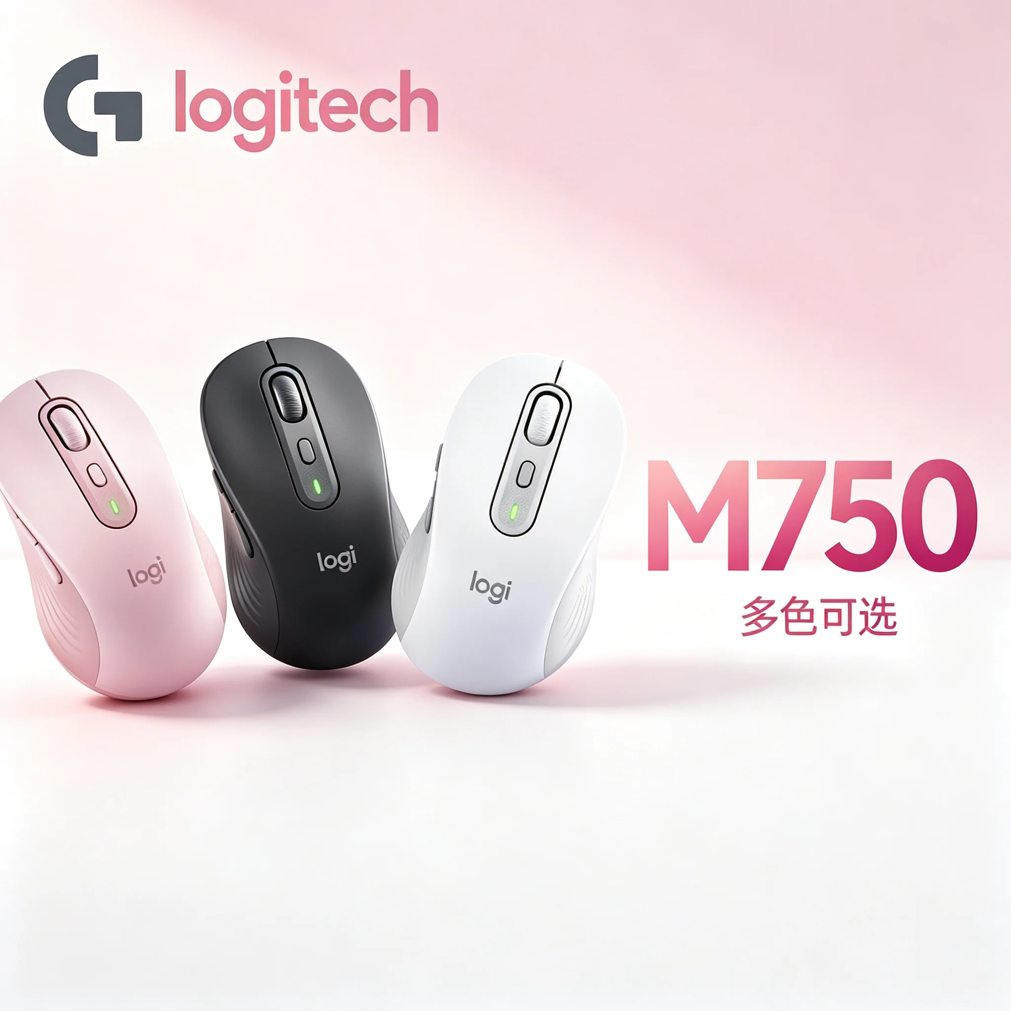 Logitech Signature Plus M750 Wireless Bluetooth Mice,Adaptive Smart‑Scroll Wheel,Long Battery Life Tunable DPI For Windows Mac O