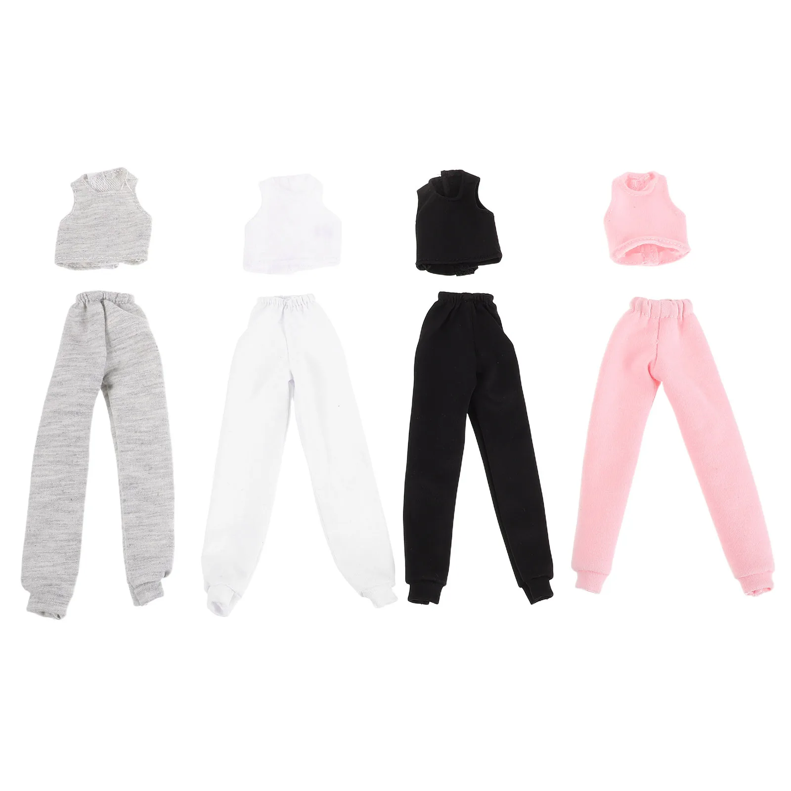 4 set Clothing: 30Cm Sports Vest Pants Outfit For Summer Play Role-Playing Kids Dress Up Activities Replacement Accessory Set