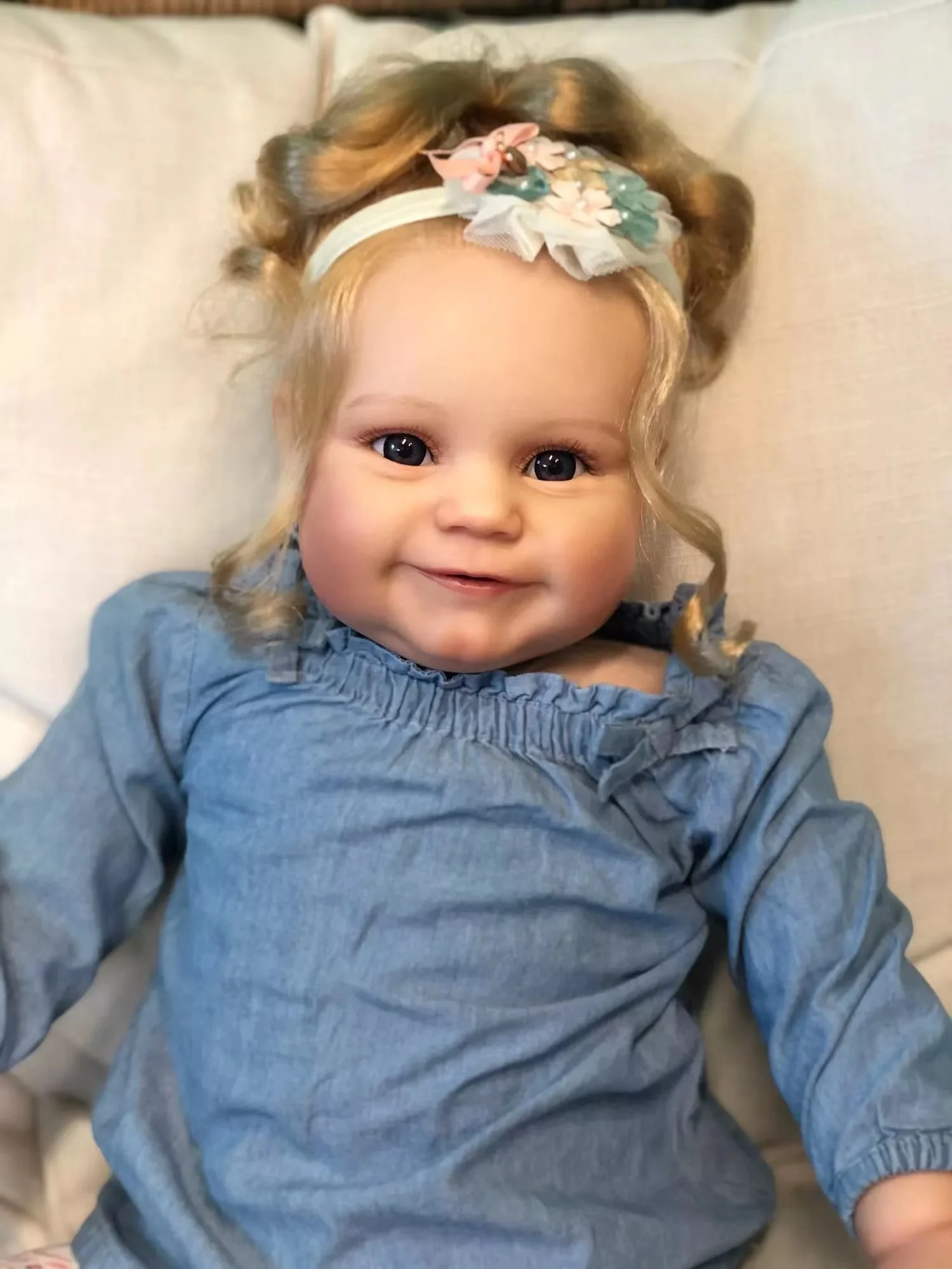 20/24 Inch Reborn Dolls Soft Vinyl  Lovely Smile Maddie Girl Reborn With Love Muñecas Reborn