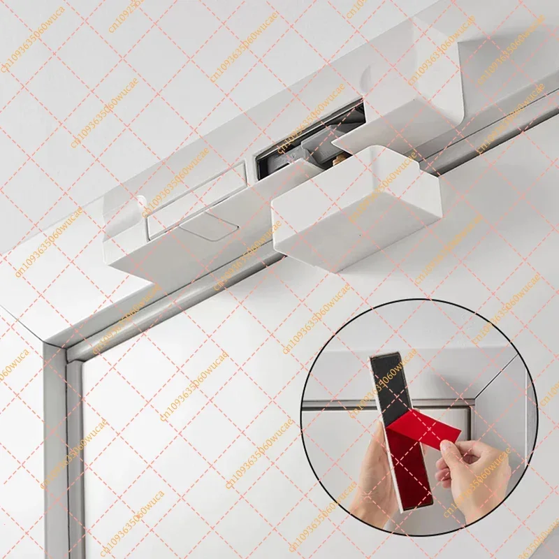 

Hydraulic Buffer Damper Silent Door Closer Automatic Anti-Pinch for Wooden Home External Doors