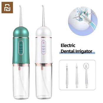 샤오미 Youpin 휴대용 구강 Irrigator 전문 치과 Irrigator 치아 물 Flosser 클리너 waterpulse 230ML 워터 제트 치실