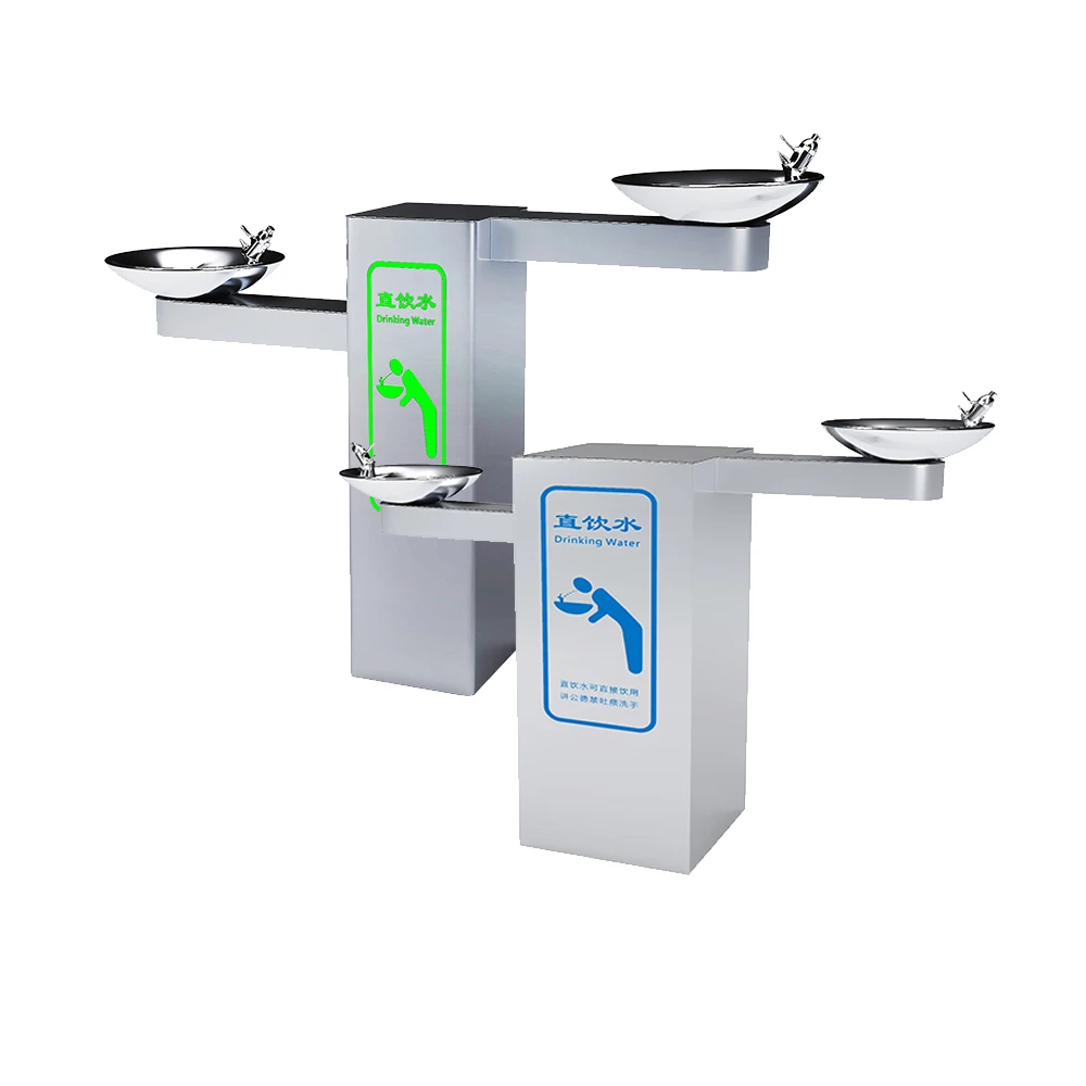 

for-Outdoor Water Dispenser High and Low Drinking Water Plate With Purifier Outdoor Public Stainless Steel Fountain%