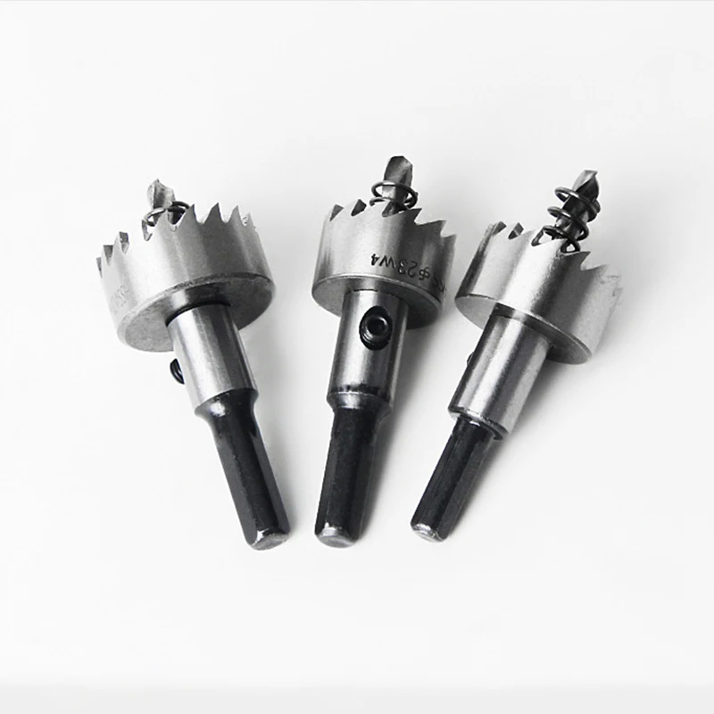 จัดส่งฟรี KaKarot HSS เจาะรู Bit Hole Saw คาร์ไบด์เคล็ดลับสแตนเลสโลหะเจาะเหล็กความเร็วสูง12-80มม.