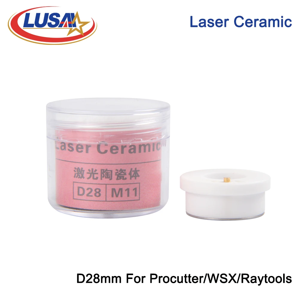 Imagem -02 - Lusai-suporte de Bicos de Cerâmica Cabeça de Corte a Laser de Fibra Procutter Wsx Corpo Raytools Dia 28 mm 32 mm