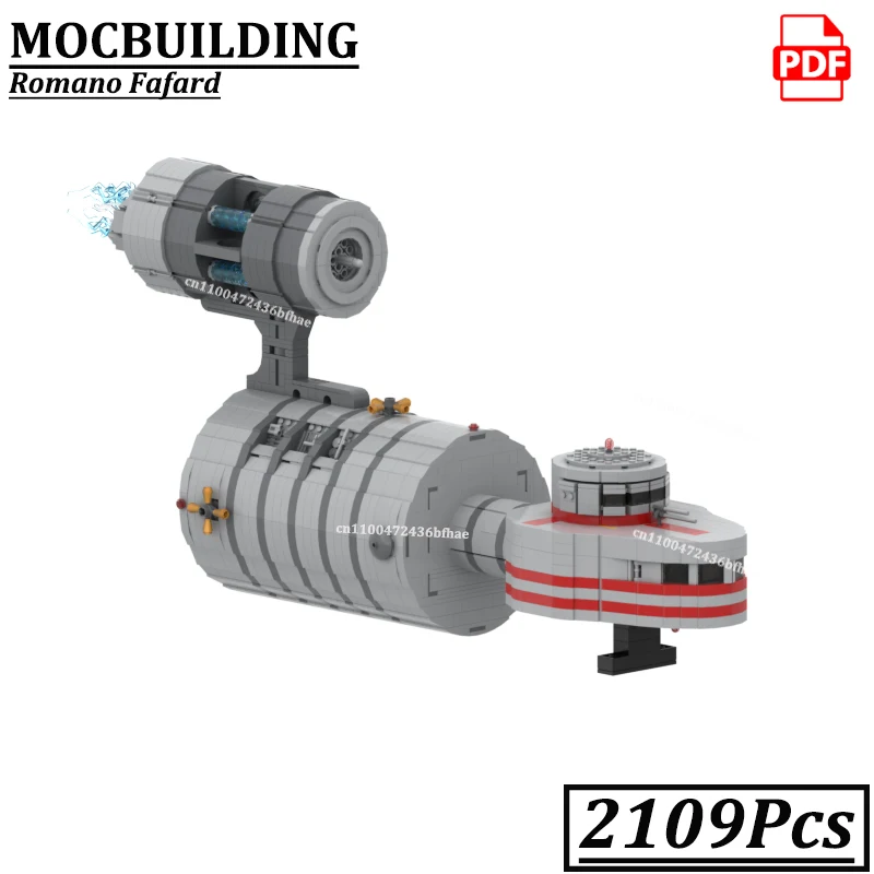 Romano-Fafard Galaxy Spaceship Explore VE-450 Spacecraft MOC Blocks Buildings MOCBUILDING Construction Toys Gifts