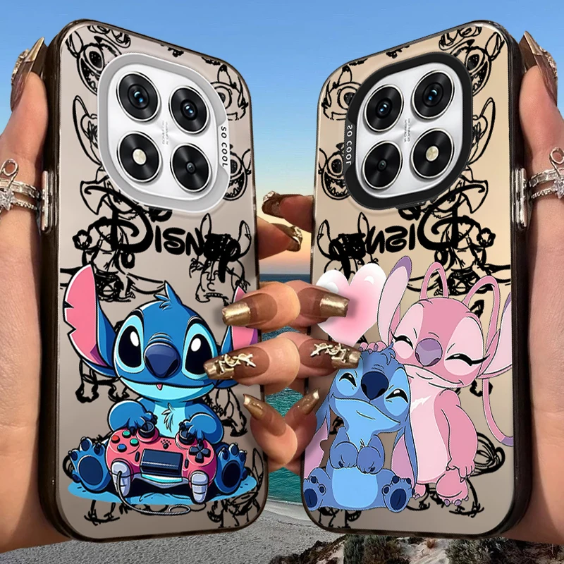 

Матовый чехол Stitch Angel для Xiaomi Redmi Note 14 13 12 10 Pro Plus 11S 14C 13C 12C 9C 11S K70 K60 A2 A1 Turbo 4 Acrylic Cover