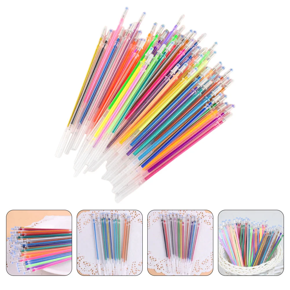 48 Pcs Refill Color Gel Pens Erasable Refills Plastic Correction Tape Decorative