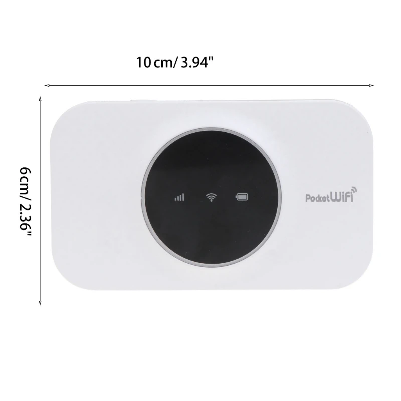 Imagem -06 - Portable Hotspots Roteador Móvel 3600mah Bateria 4g Lte 300mbit s Wifi Box para w Sim Card Slot para tr Mobile