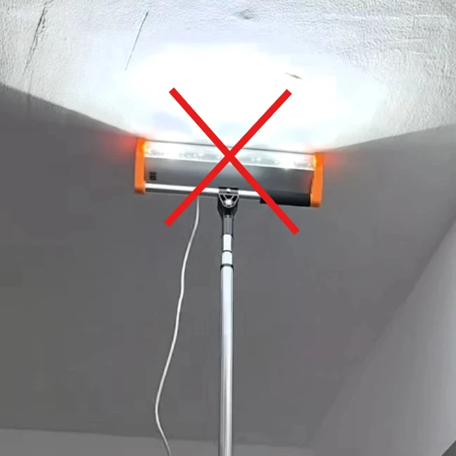 Wall acceptance lamp holder with three lamp beads (excluding lamps) image 2
