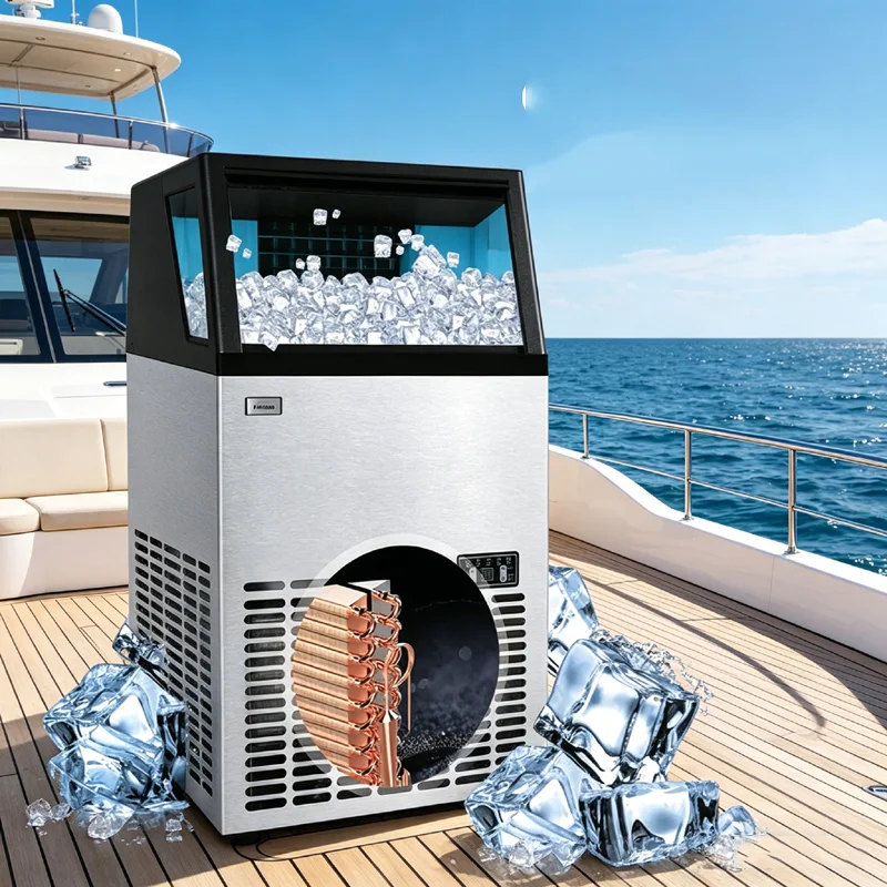 Commercial Fully Automatic Ice Machine Coffee Shop Food and Beverage