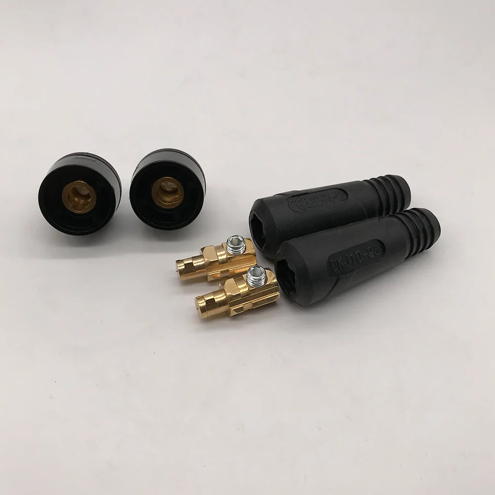 

4Pcs Male Welding Plug Dkz10-25 Connector Quick Connector Soldering Cable Terminal Welder Equipment Accessories