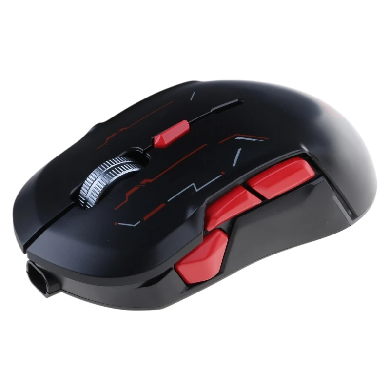 2.4G Wireless Bluetooth-compatible Wireless Mouse Gamers Mouse 10000DPI 10 Button Gamers Mouse For Laptops PC Office