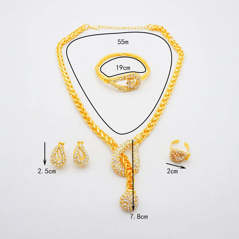 Fashion Jewelry Sets for Women Earrings And Necklace Set Stylish Accessory Combo for Ladies