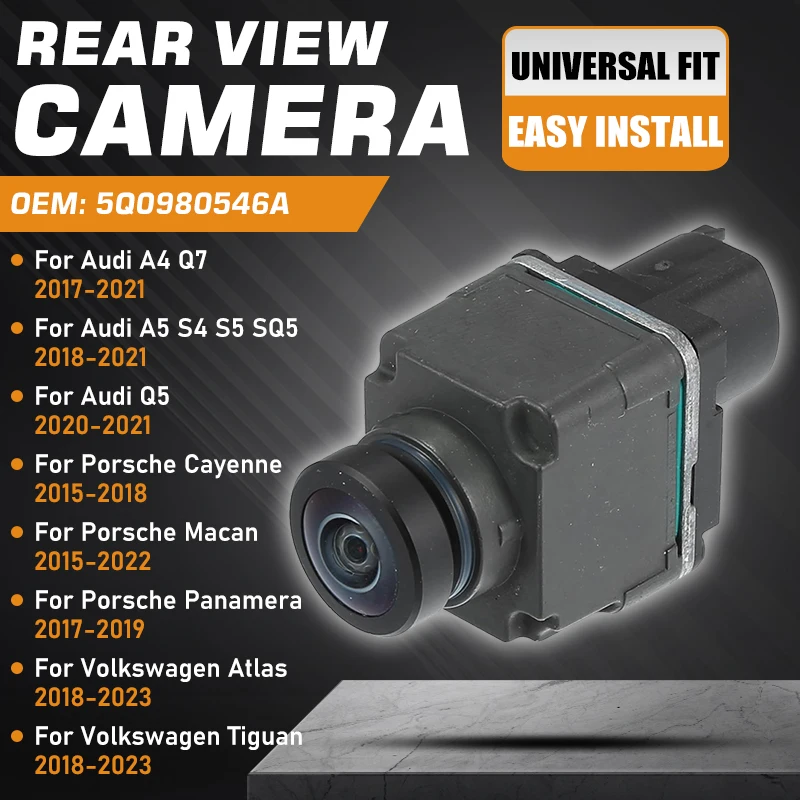 

Car Reverse Backup Camera For Audi Q5 A4 Q7 A5 S4 S5 SQ5 Volkswagen Tiguan Atlas Porsche Cayenne Panamera Macan Rear View Camera